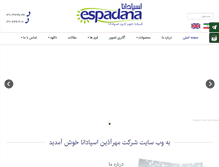 Tablet Screenshot of espadanaco.com